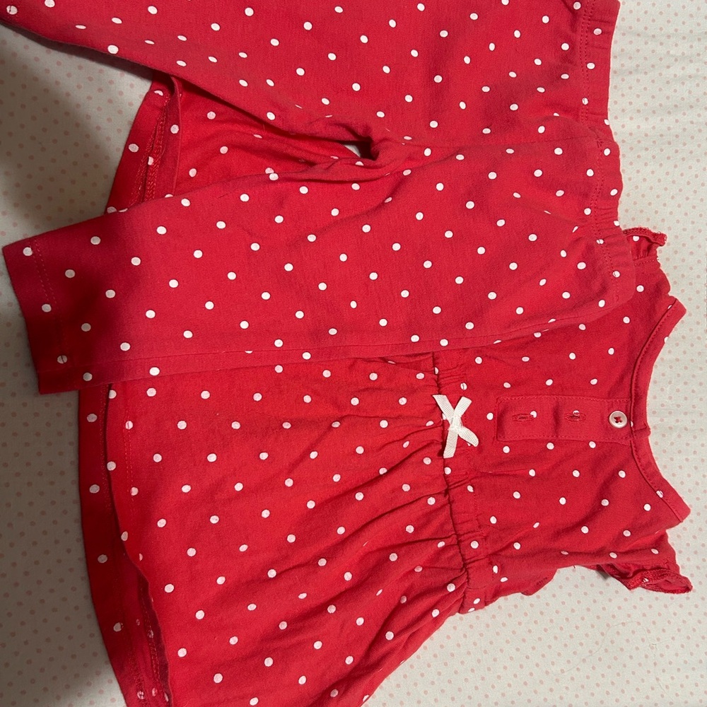 Carter's Red Polka Dot Dress Set